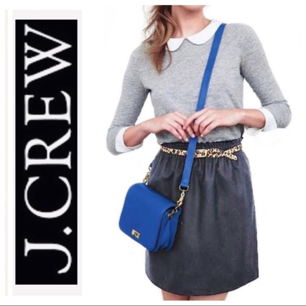 J Crew Gray Herringbone City Skirt - Size 12